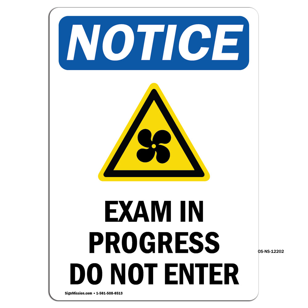 Exam In Progress Do Not Enter