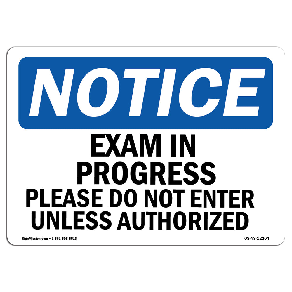 Exam In Progress Please Do Not Enter Unless