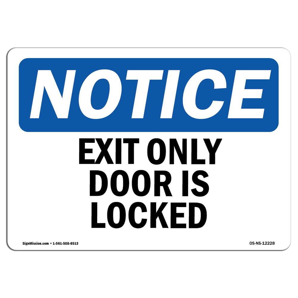 Exit Only Door Is Locked