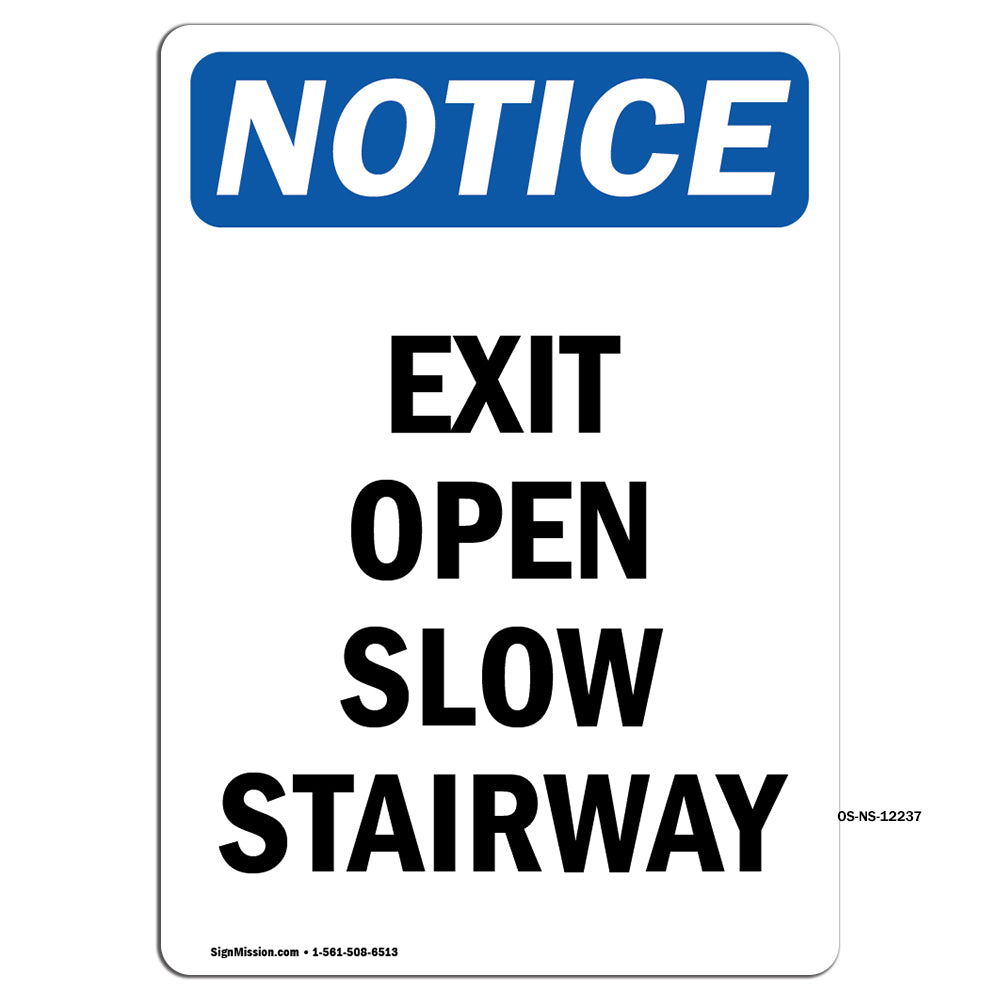 Exit Open Slow Stairway