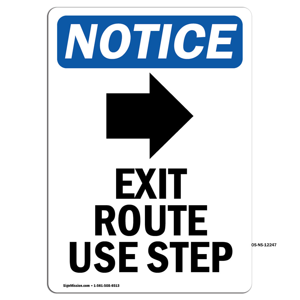 Exit Route Use Step