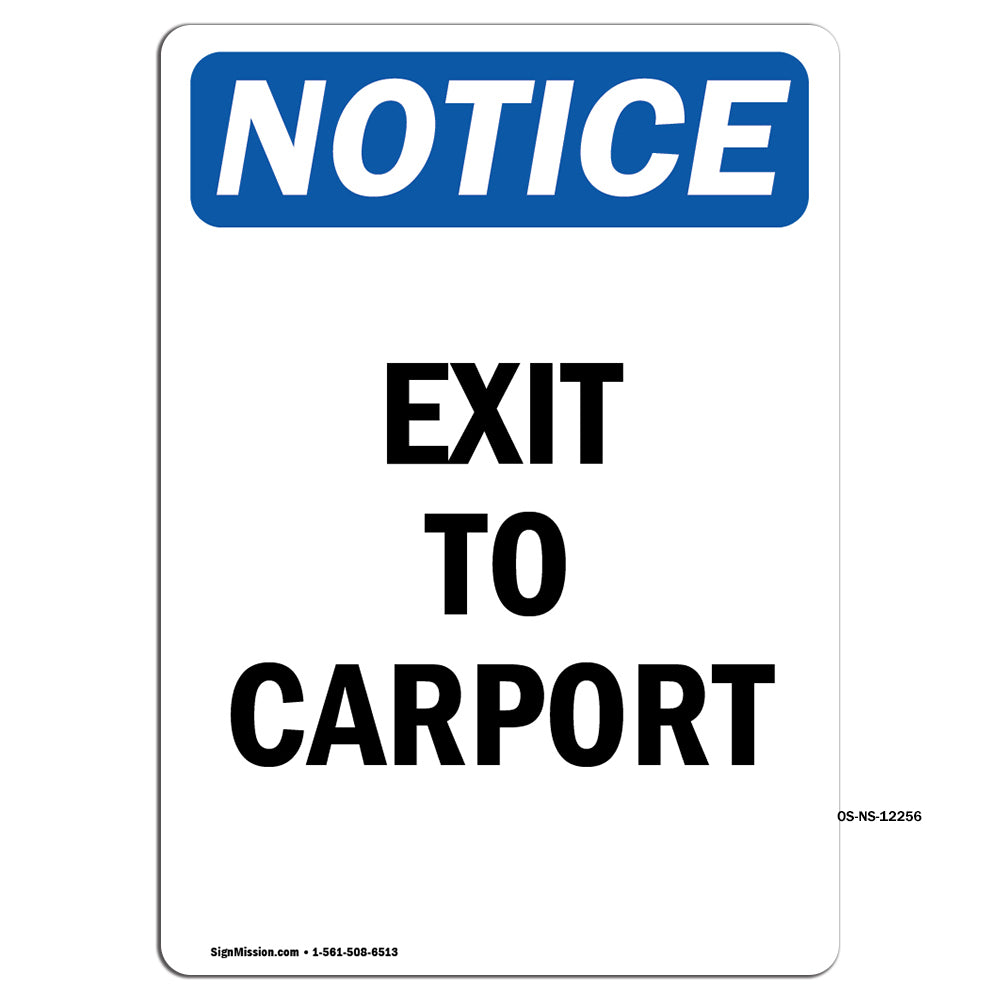 Exit To Carport