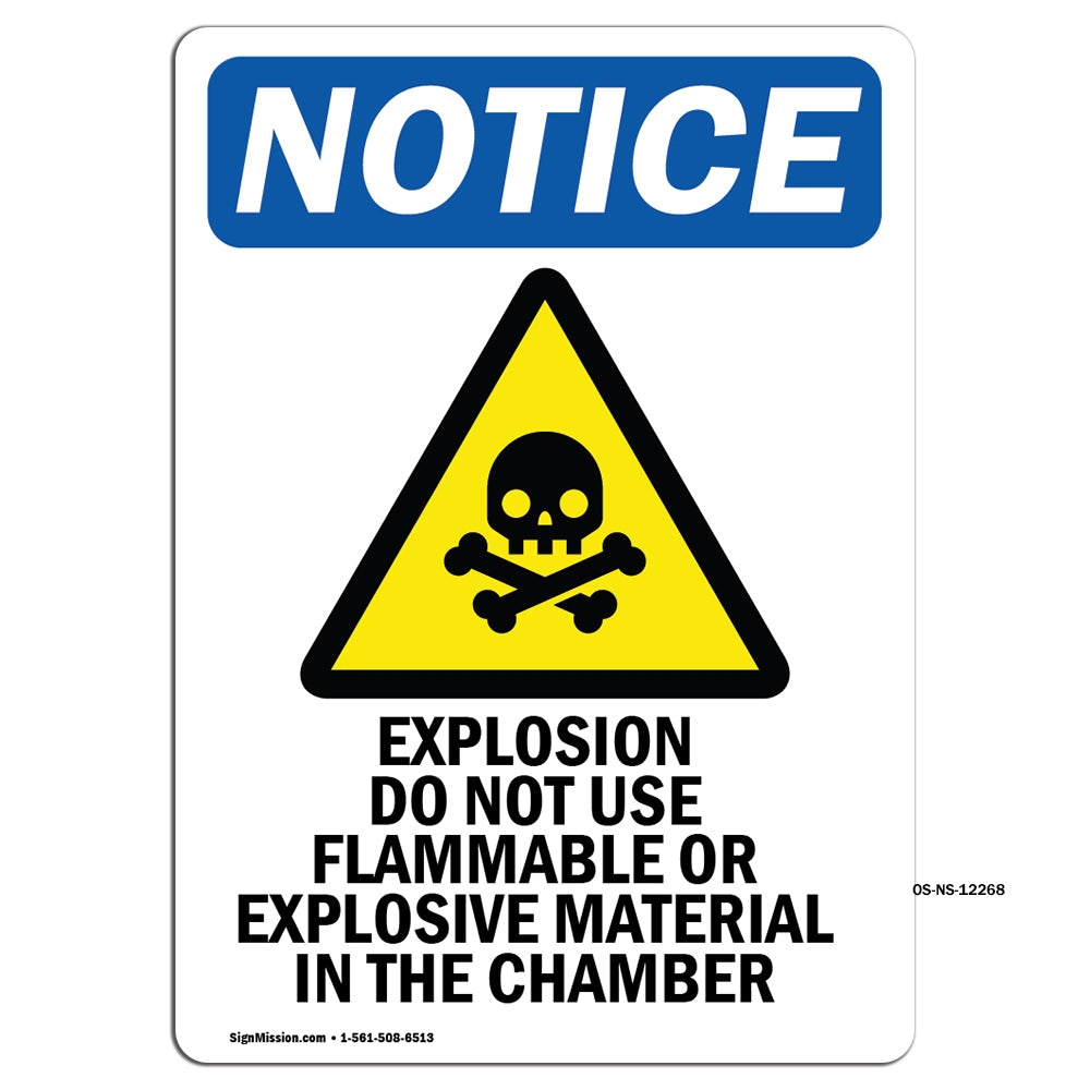 Explosion Do Not Use Flammable
