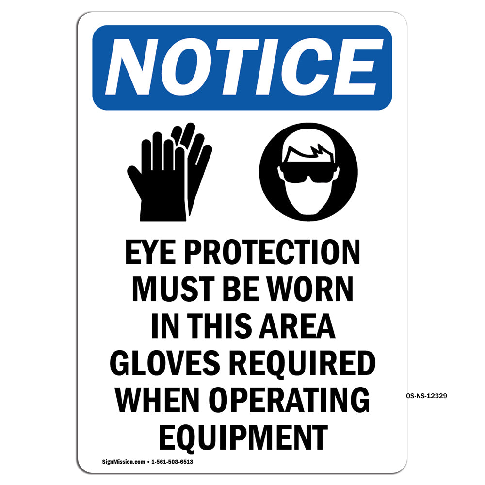 Eye Protection Must Be Worn