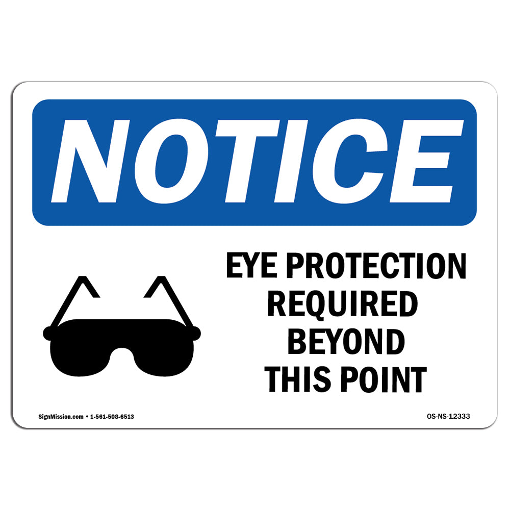 Eye Protection Required Beyond
