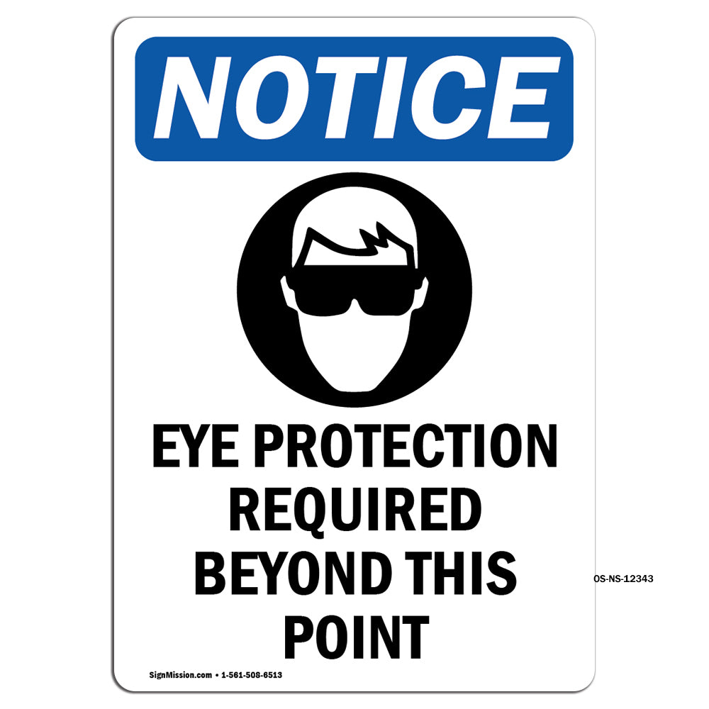Eye Protection Required Beyond