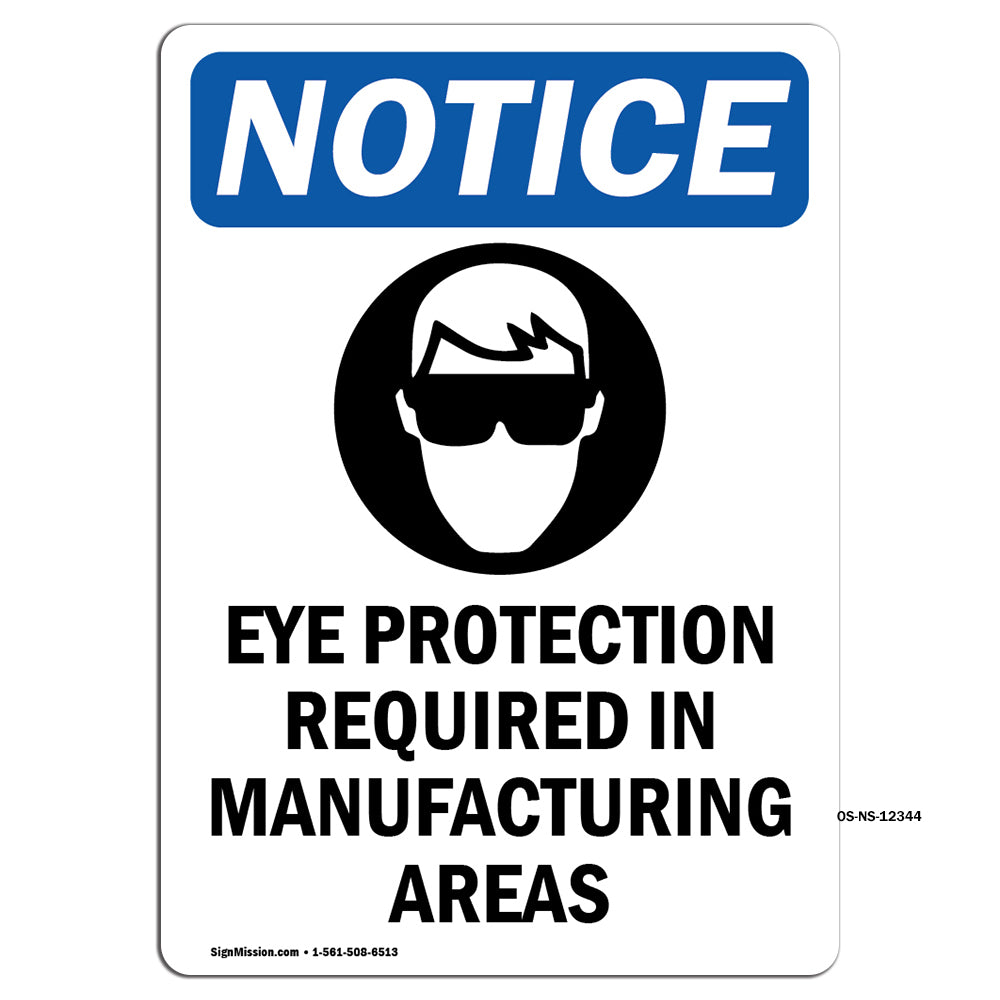 Eye Protection Required In Manufacturing