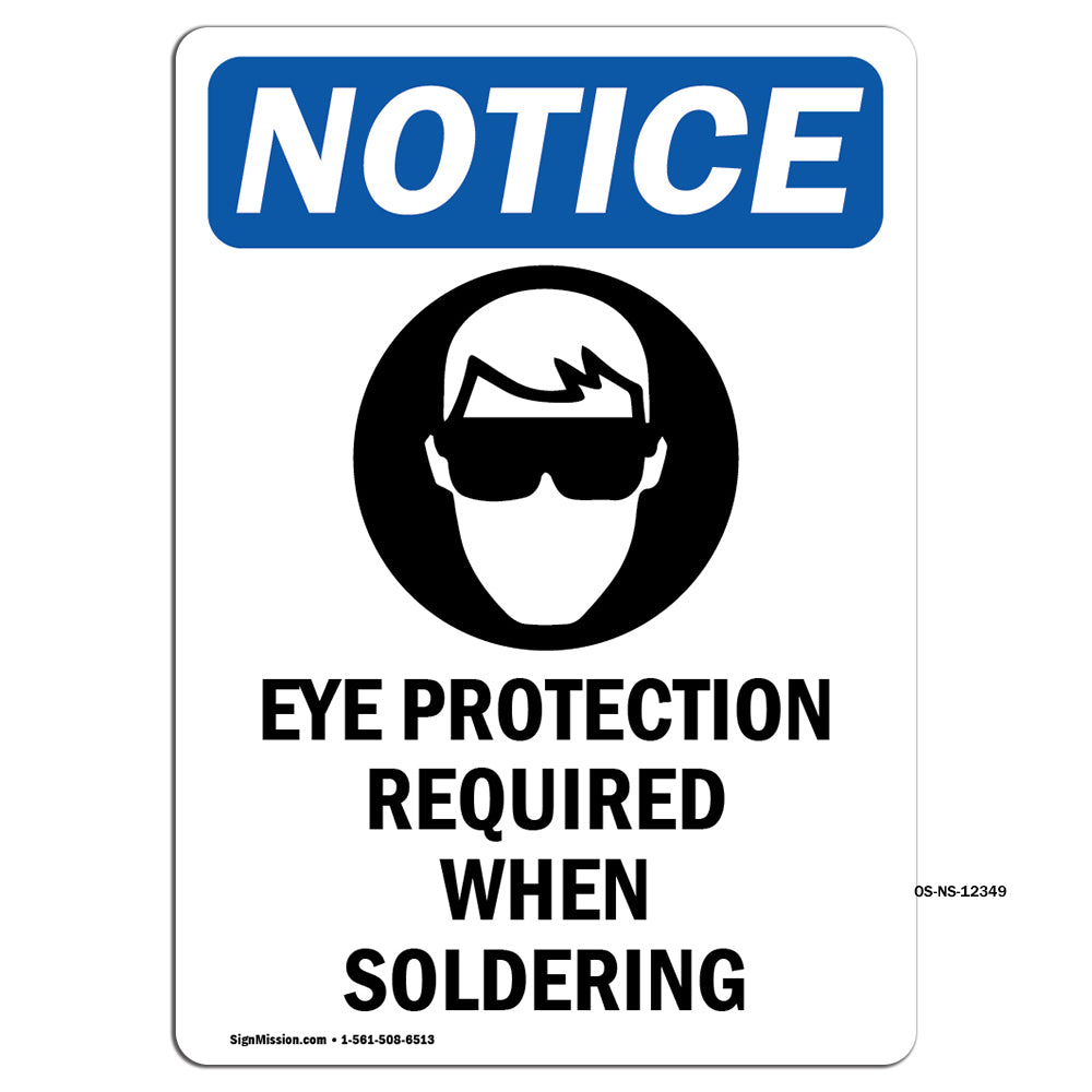 Eye Protection Required When Soldering