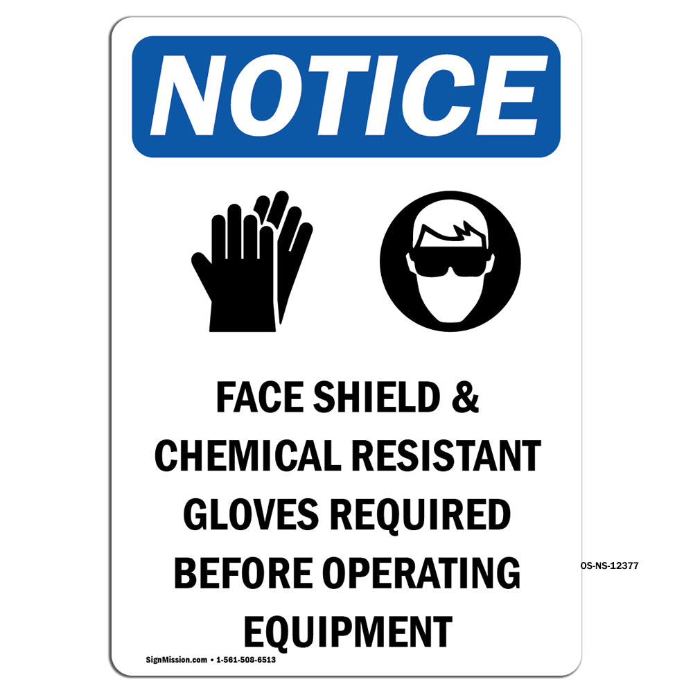 Face Shield & Chemical Resistant
