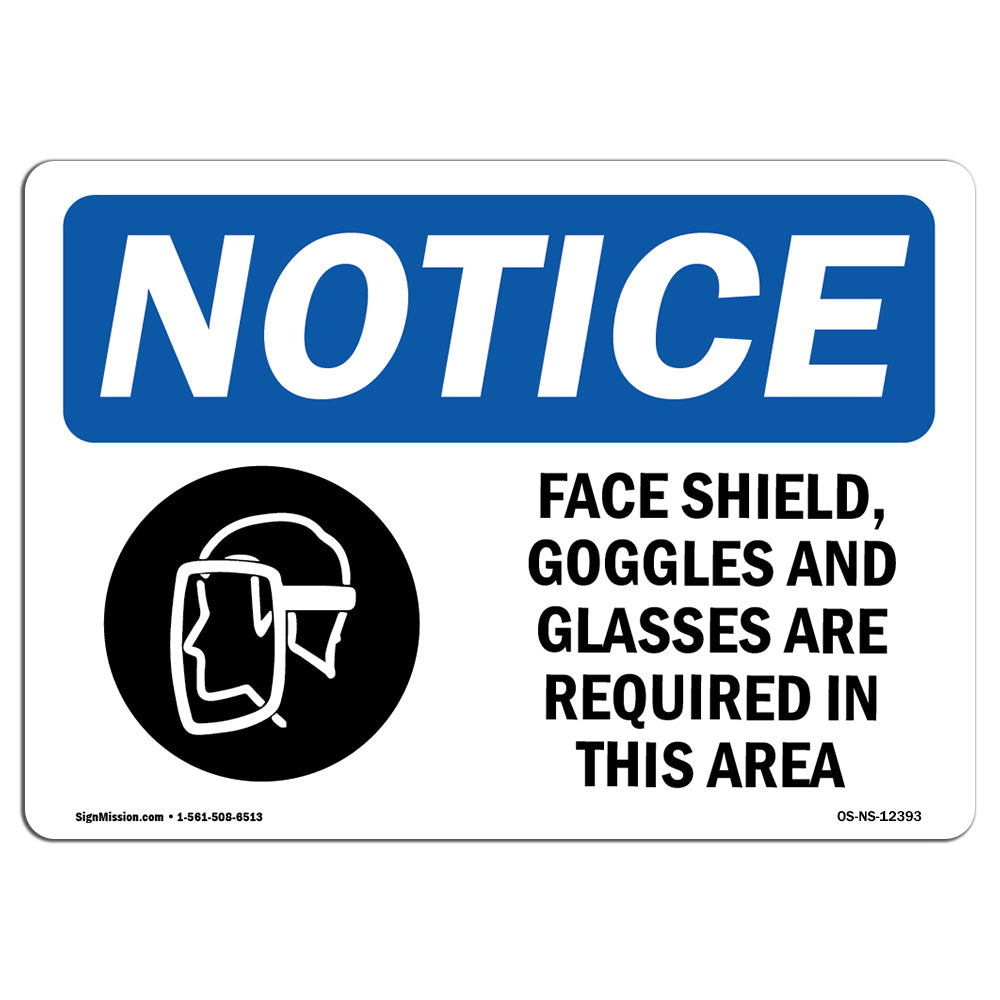 Face Shields, Goggles And Glasses