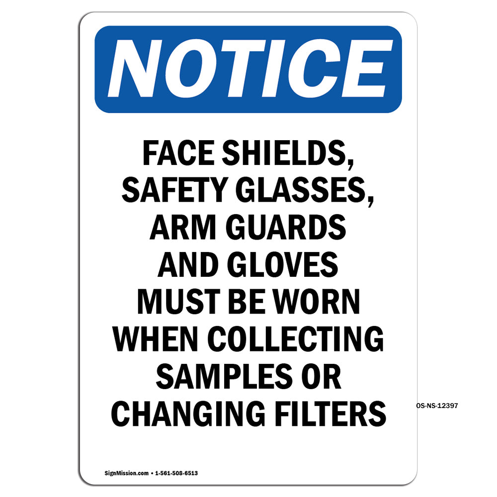 Face Shields, Safety Glasses, Arm Guards