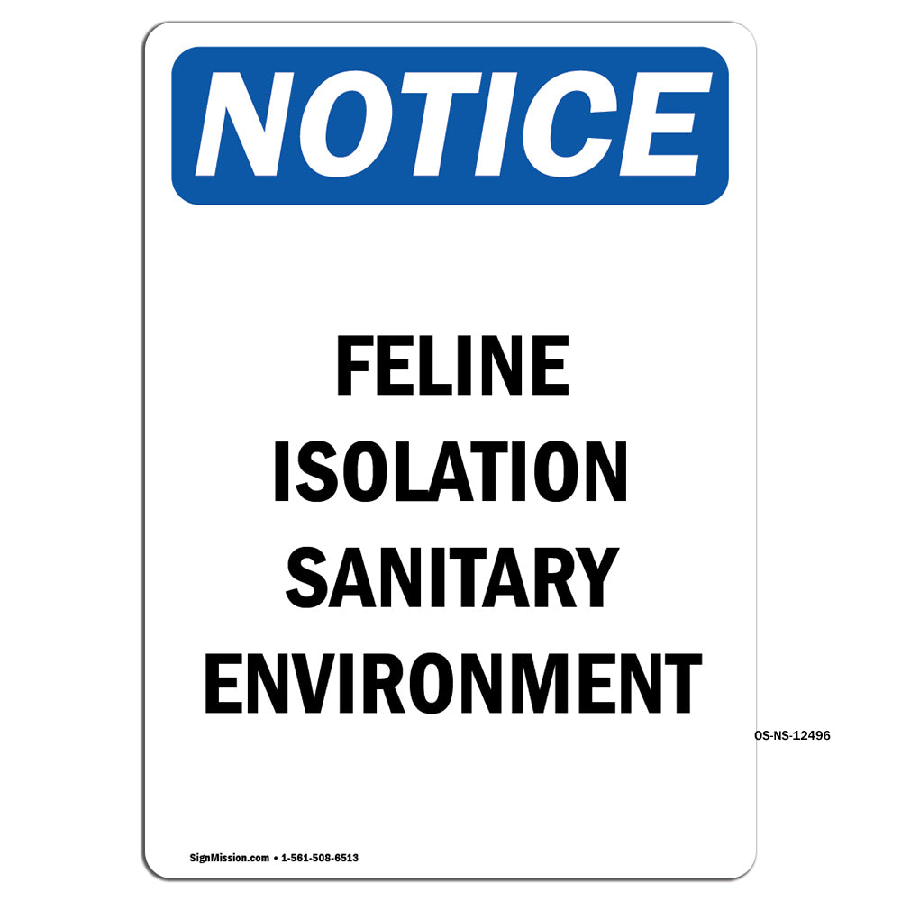Feline Isolation Sanitary Environment