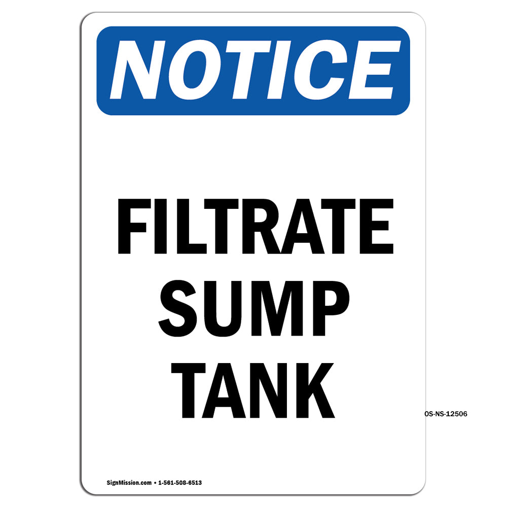 Filtrate Sump Tank