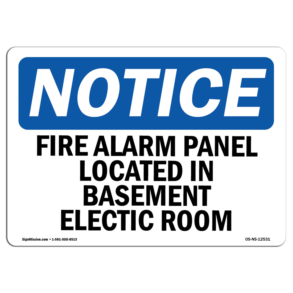 Fire Alarm Panel Located In Basement Electric Room