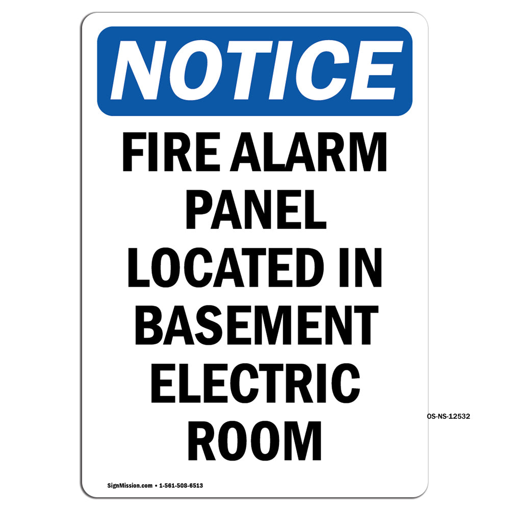 Fire Alarm Panel Located In Basement Electric Room