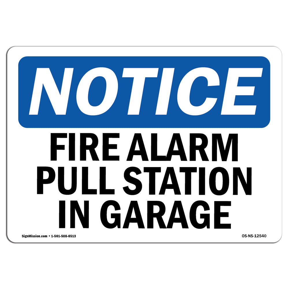 Fire Alarm Pull Station In Garage