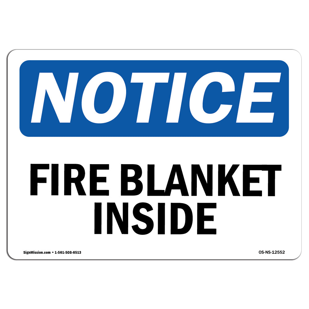 Fire Blanket Inside