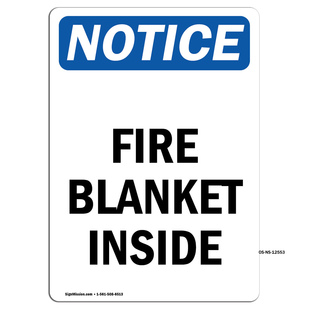 Fire Blanket Inside