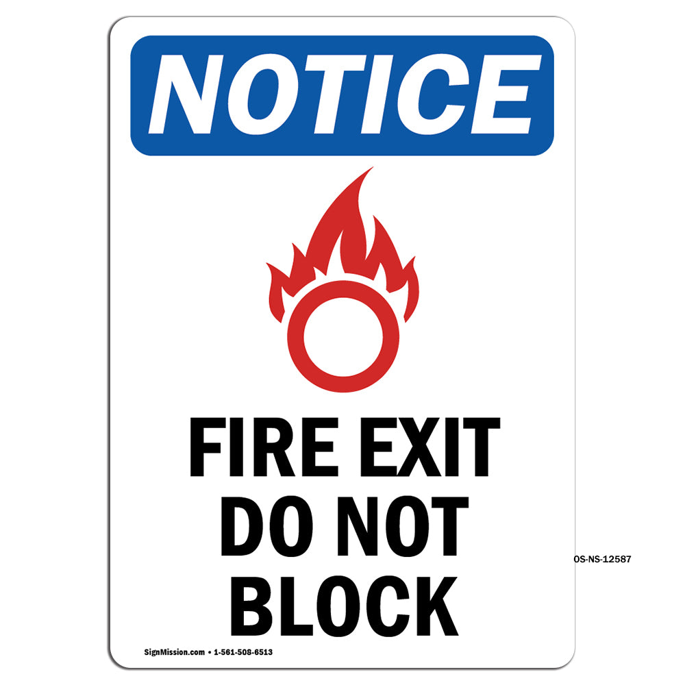 Fire Exit Do Not Block