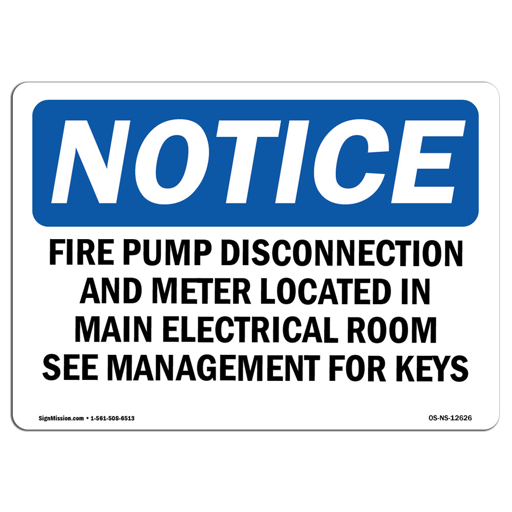 Fire Pump Disconnection And Meter Located