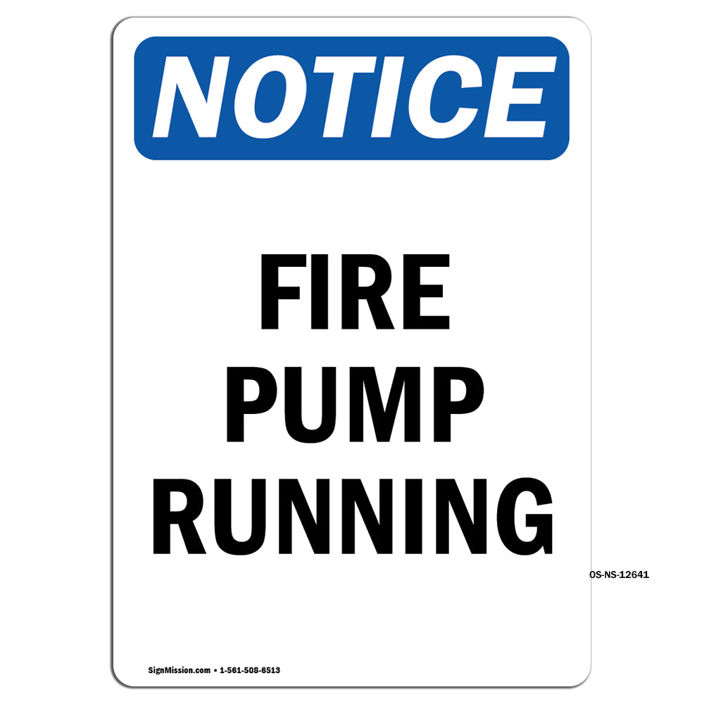 Fire Pump Running