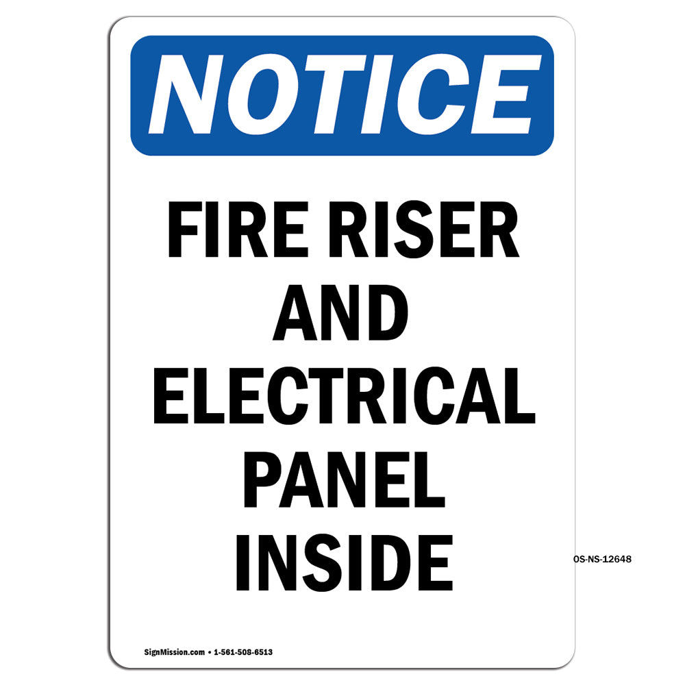 Fire Riser And Electrical Panel Inside