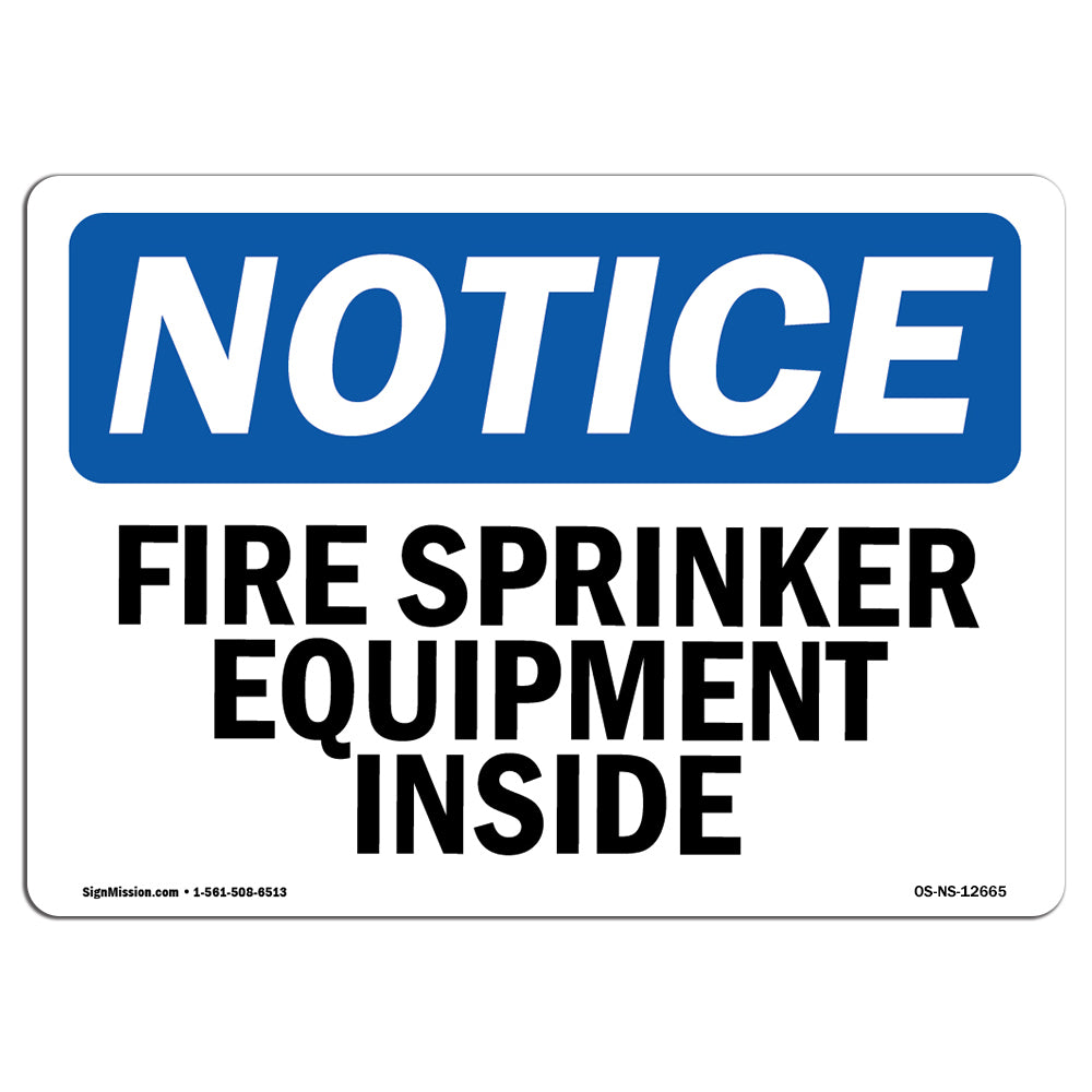 Fire Sprinkler Equipment Inside