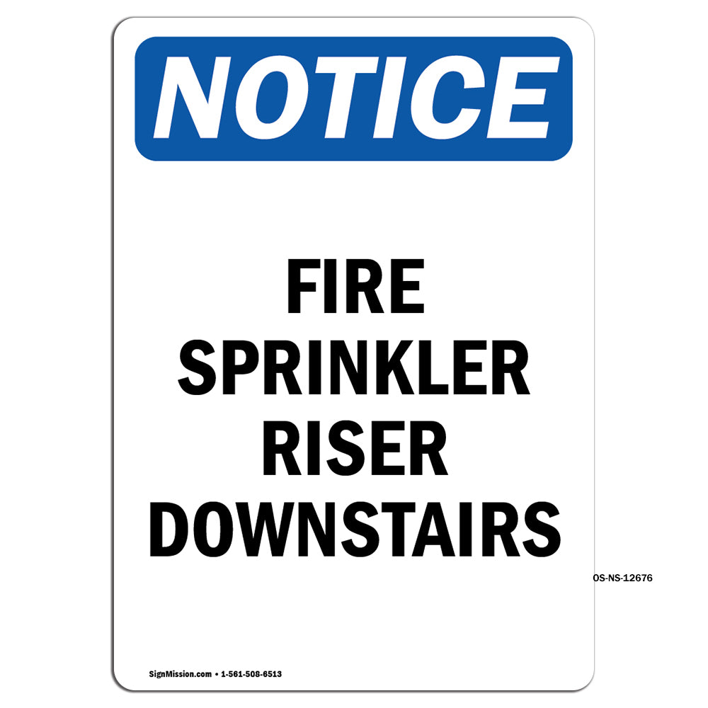 Fire Sprinkler Riser Downstairs