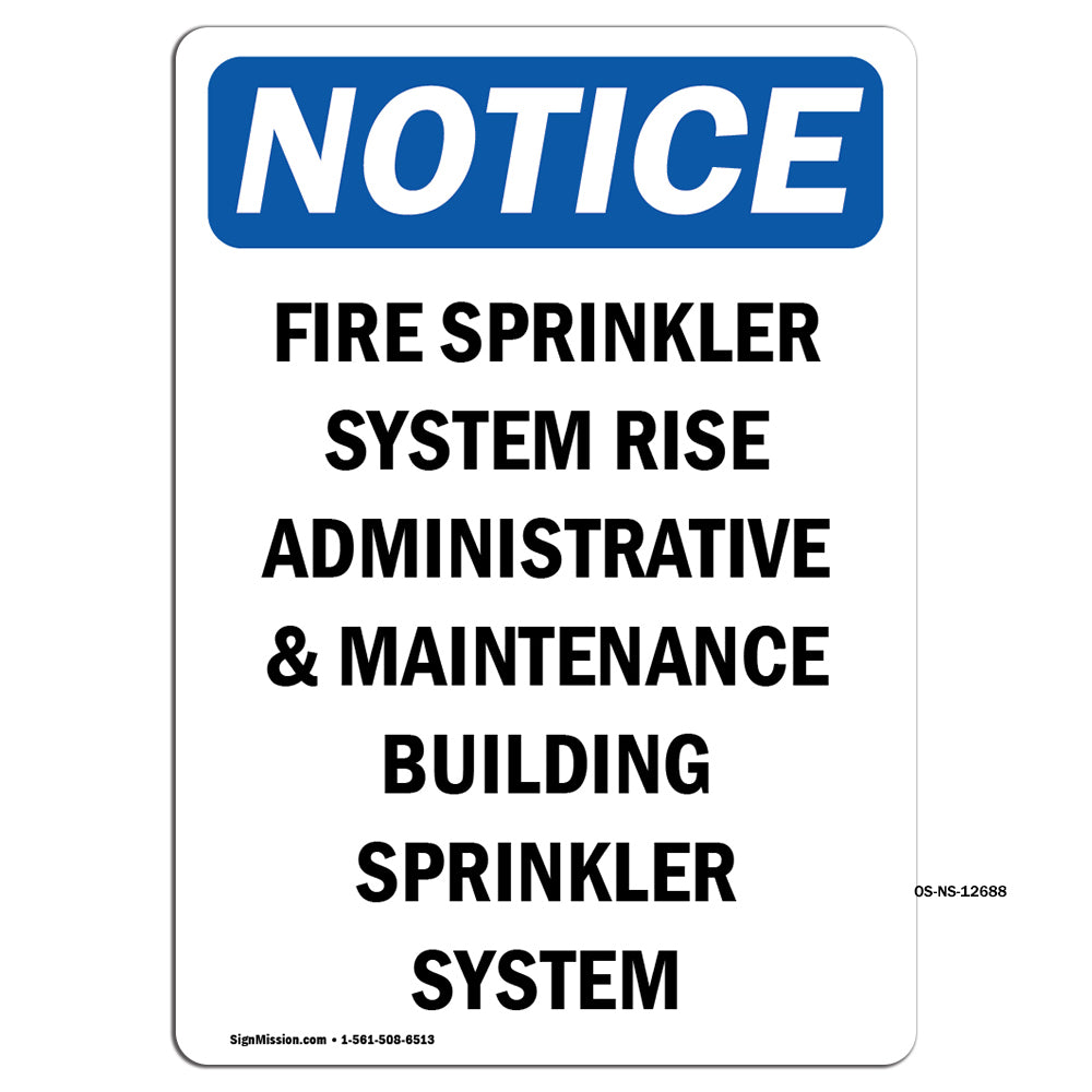 Fire Sprinkler System Riser Administrative