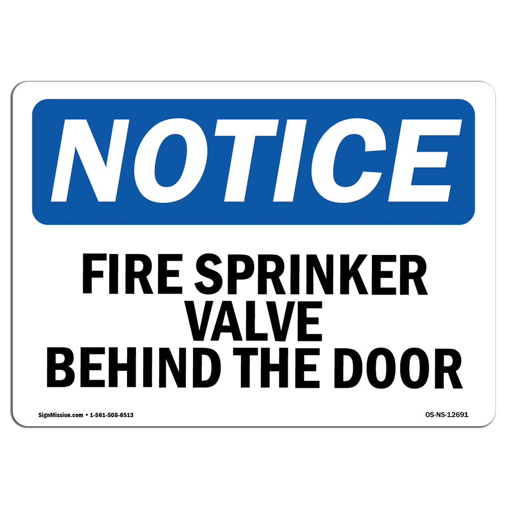 Fire Sprinkler Valve Behind Door