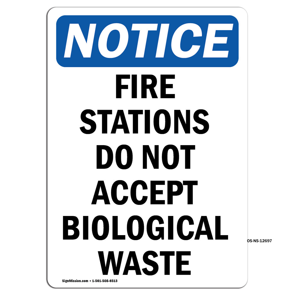 Fire Stations Do Not Accept Biological