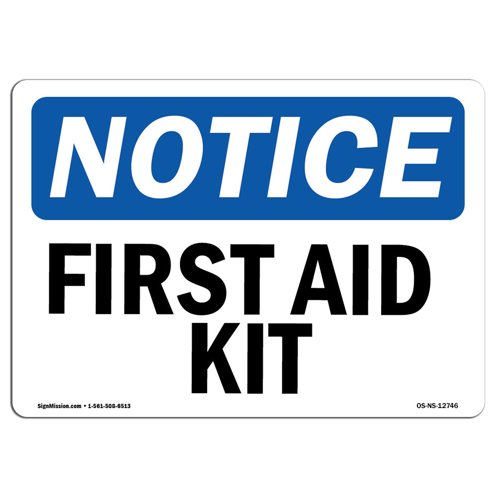 First Aid Kit Sign