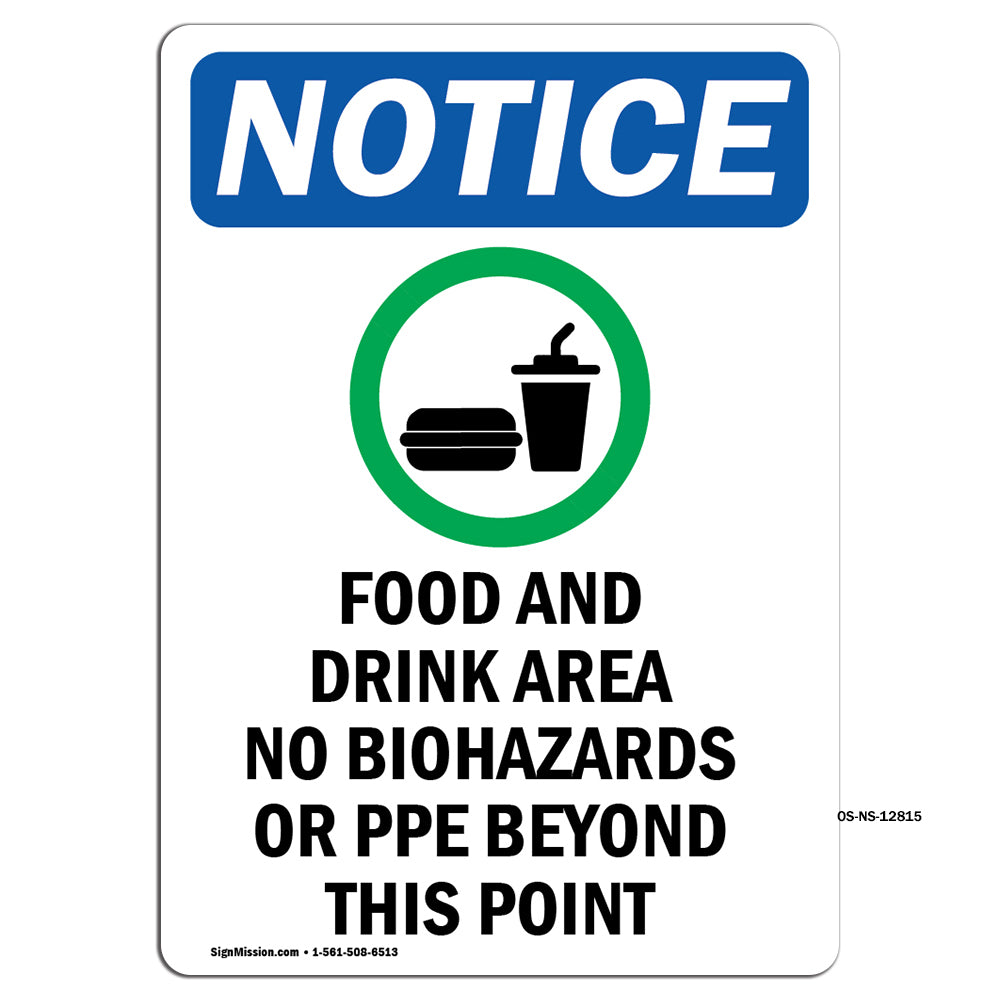 Food And Drink Area No Biohazards