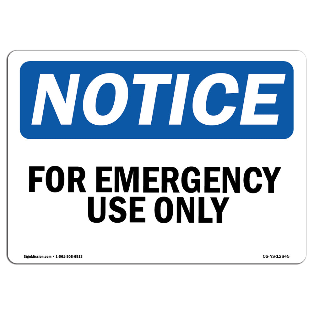For Emergency Use Only