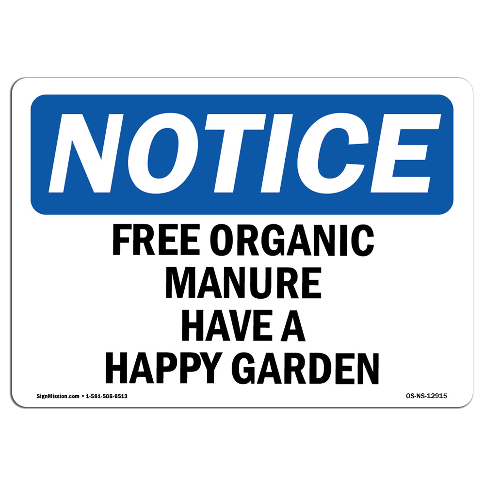 Free Organic Manure Have A Happy Garden