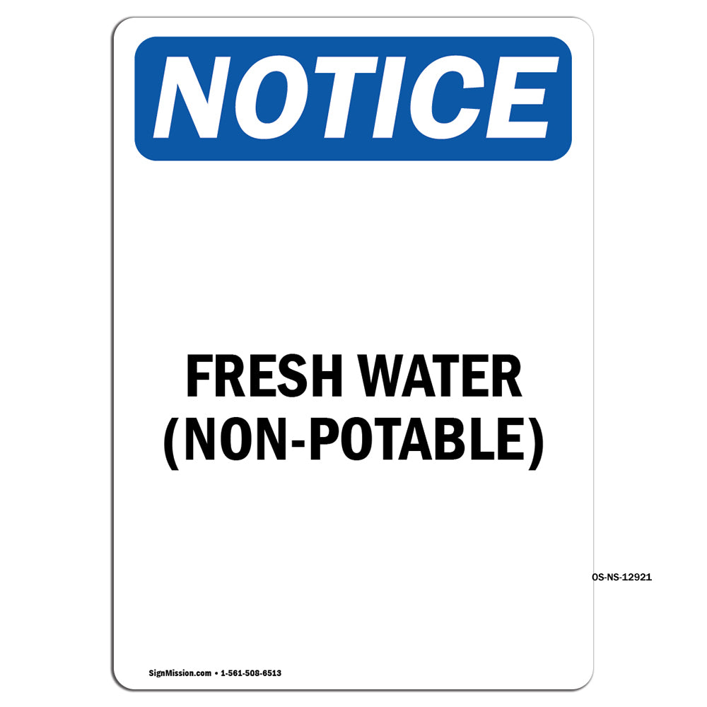 Fresh Water (Non-Potable)