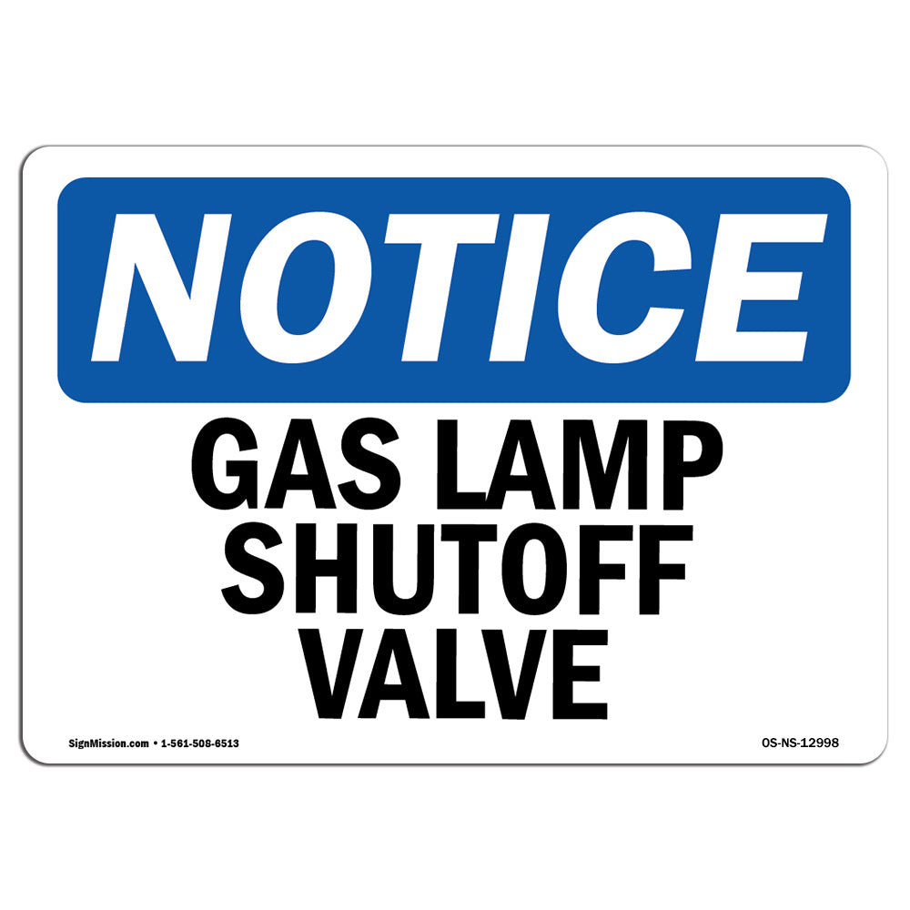 Gas Lamp Shutoff Valve