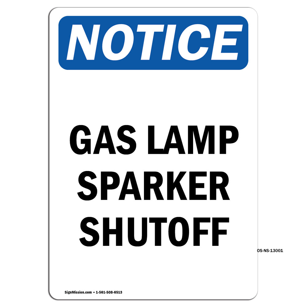 Gas Lamp Sparker Shutoff