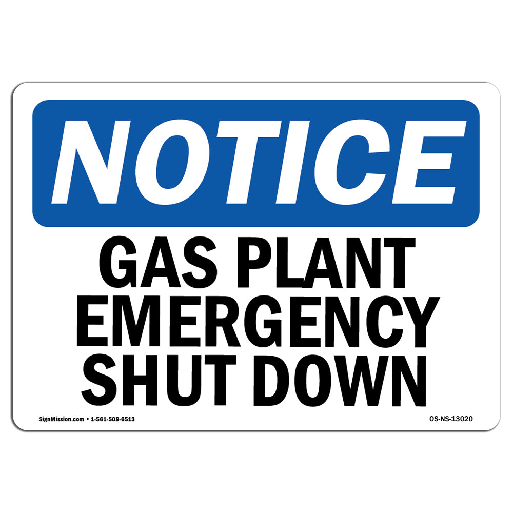 Gas Plant Emergency Shut Down