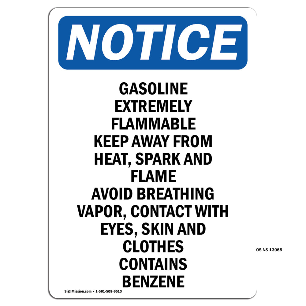 Gasoline Extremely Flammable Keep Away From