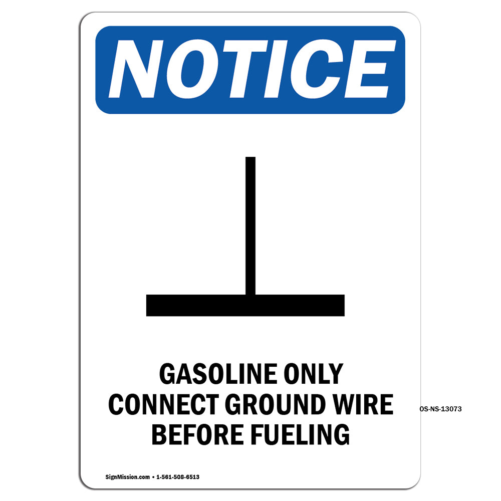 Gasoline Only Connect Ground