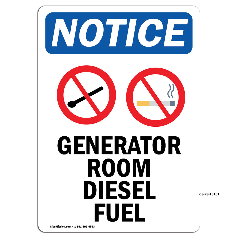 Generator Room Diesel Fuel