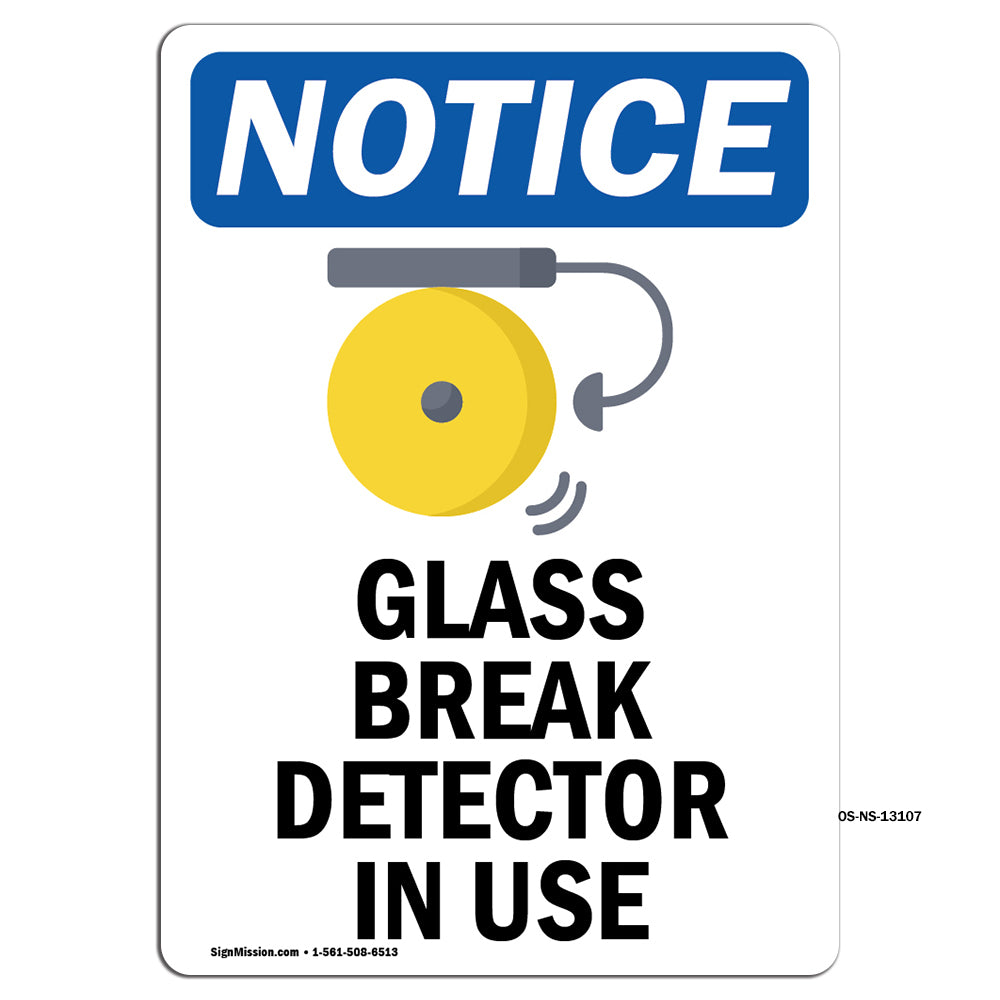 Glass Break Detector In Use