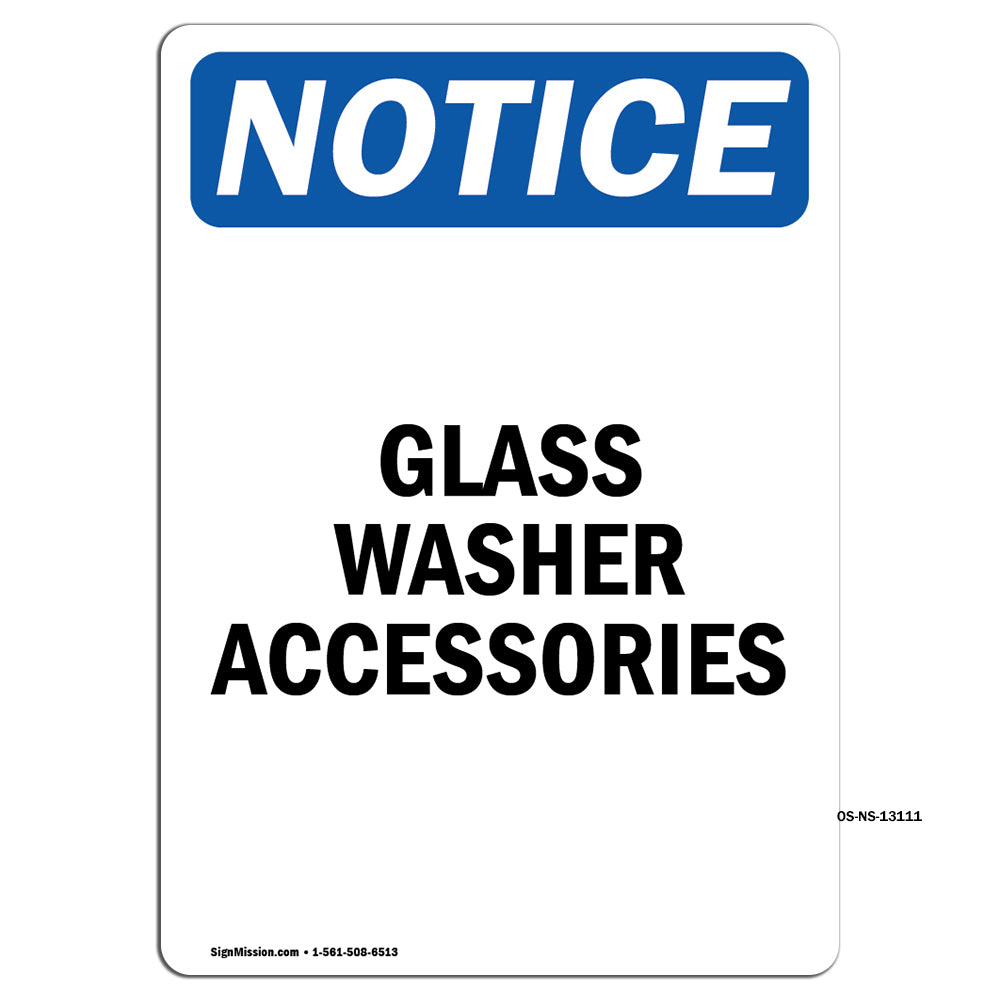 Glass Washer Accessories