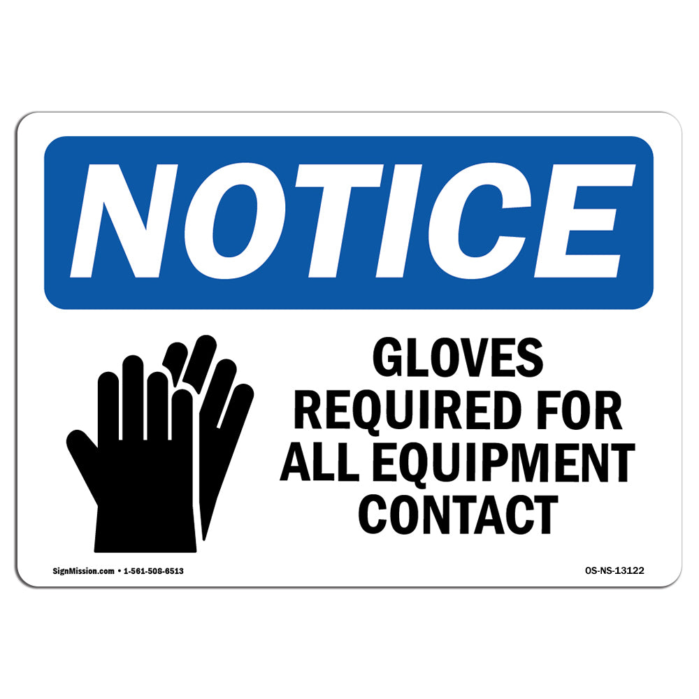 Gloves Required For All Equipment