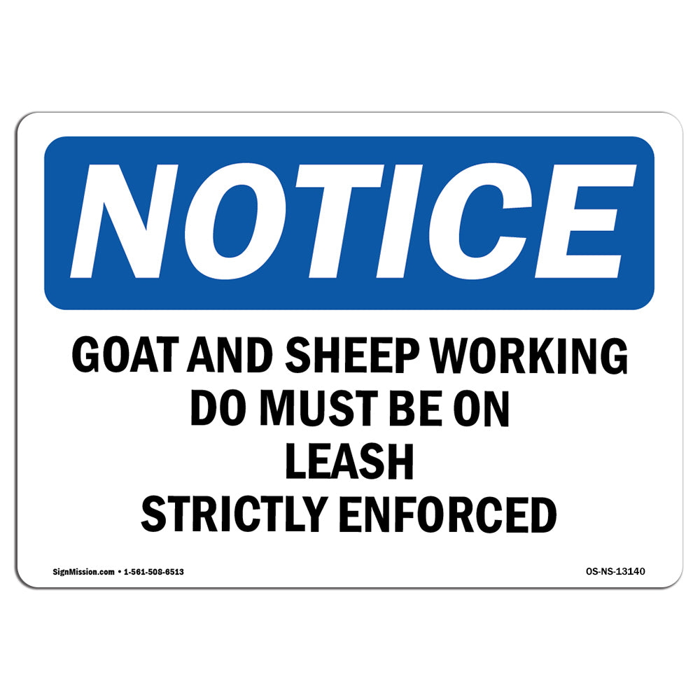 Goat & Sheep Working Dogs Must Be On Leash
