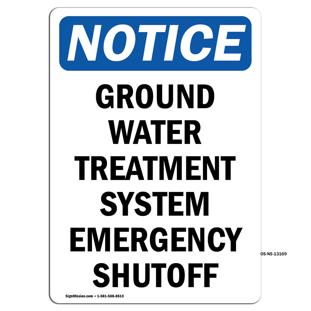 Ground Water Treatment System Emergency Shutoff