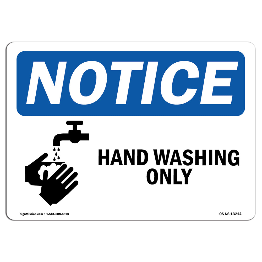 Hand Washing Only