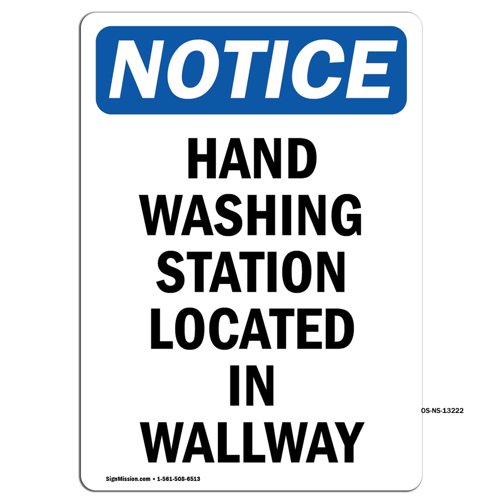 Hand Washing Station Located In Hallway