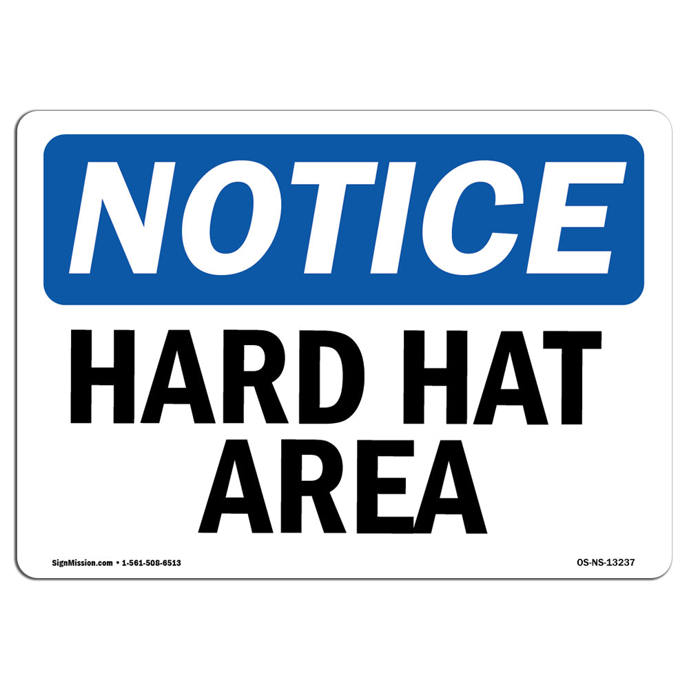 Hard Hat Area Sign